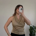 METALİK DEGAJE YAKA BLUZ