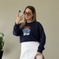 AYICIKLI OUTDOOR NAKIŞLI SWEAT