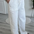FİLAMLI KETEN PANTOLON