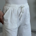 FİLAMLI KETEN PANTOLON
