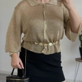 METALİK POLO YAKA HIRKA