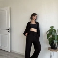 ÜÇ İPLİK CEKETLİ BOMBER TAKIM
