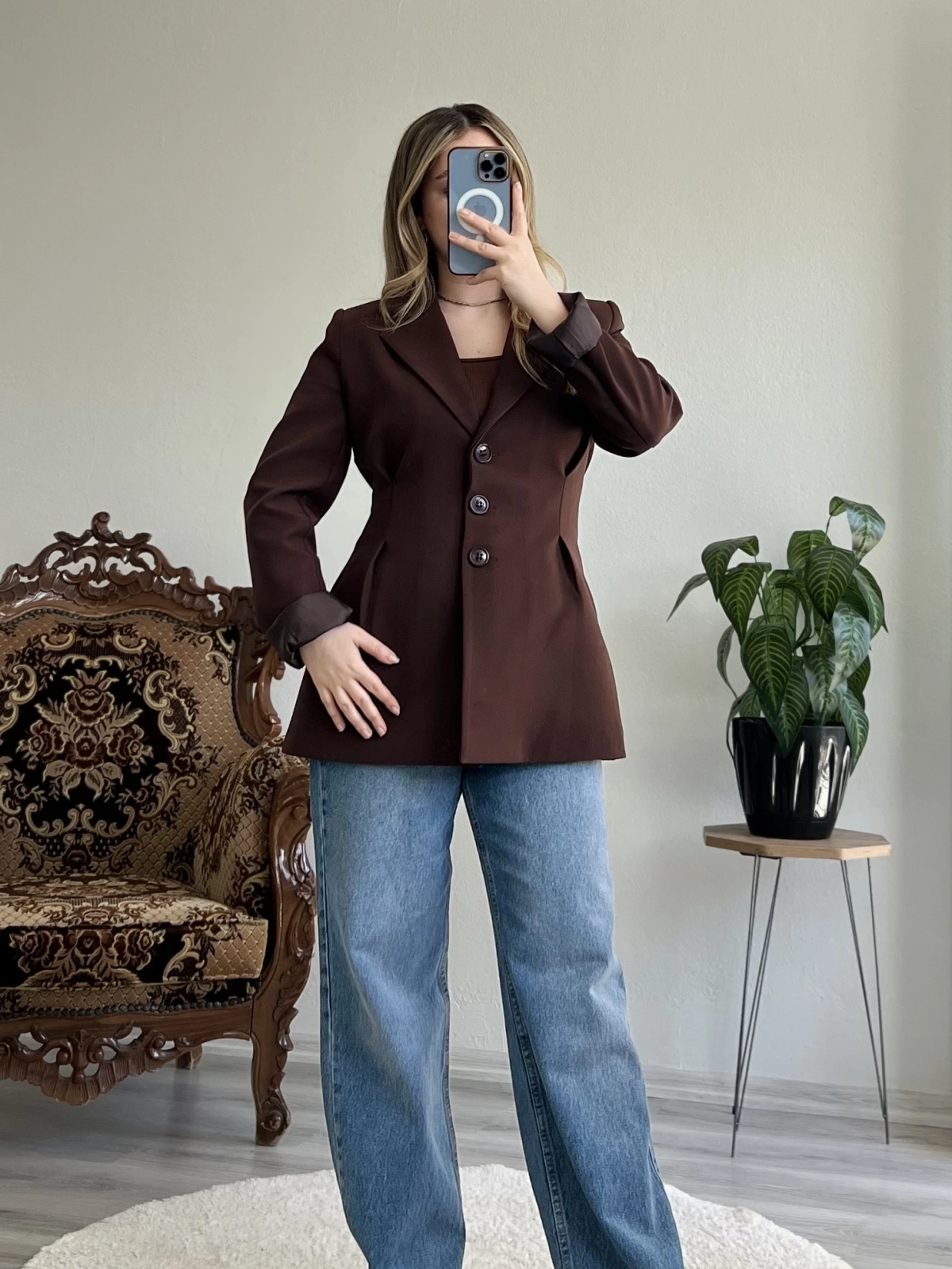 BELDEN OTURTMA BLAZER CEKET