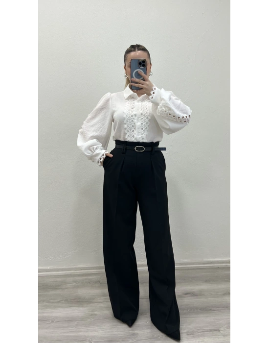 KEMERLİ PALAZZO PANTOLON