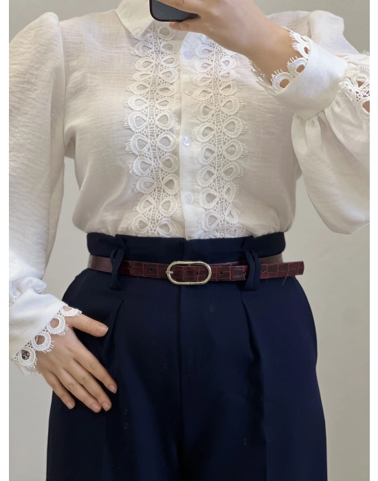 KEMERLİ PALAZZO PANTOLON