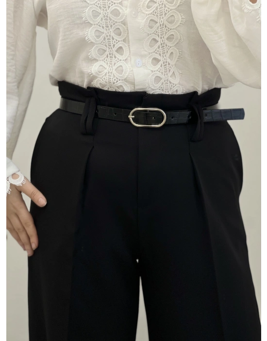 KEMERLİ PALAZZO PANTOLON