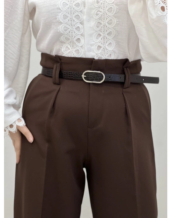 KEMERLİ PALAZZO PANTOLON