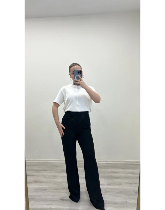 BEL DETAY MODAL PANTOLON