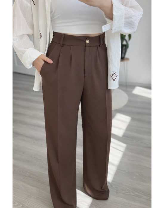 BEL LASTİKLİ PALAZZO PANTOLON