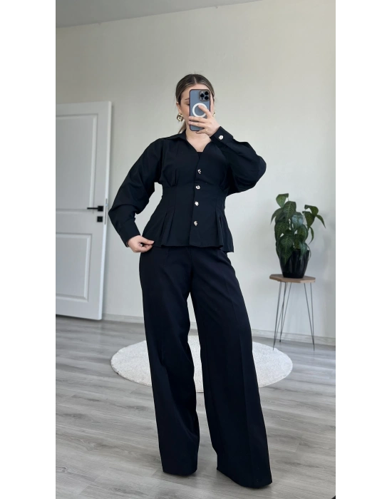 DÜĞME DETAYLI GÖMLEK