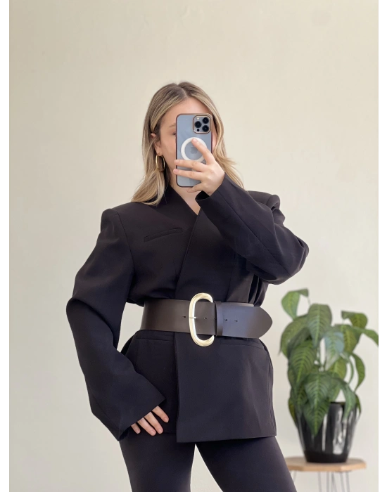 KALIN KEMERLİ BLAZER CEKET