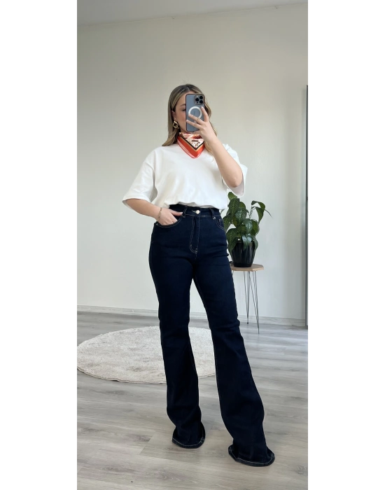 RAW YIKAMALI İSPANYOL PAÇA KOT JEAN