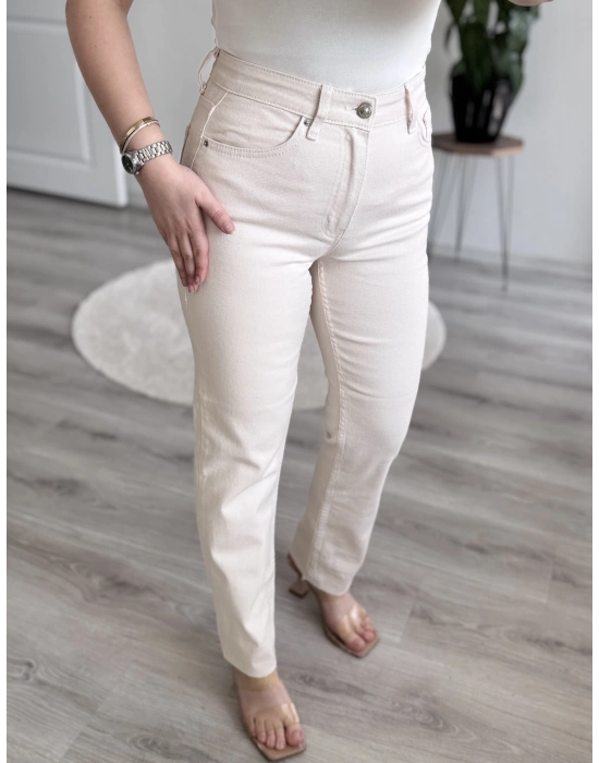 KESİK PAÇA BOY FİT PANTOLON