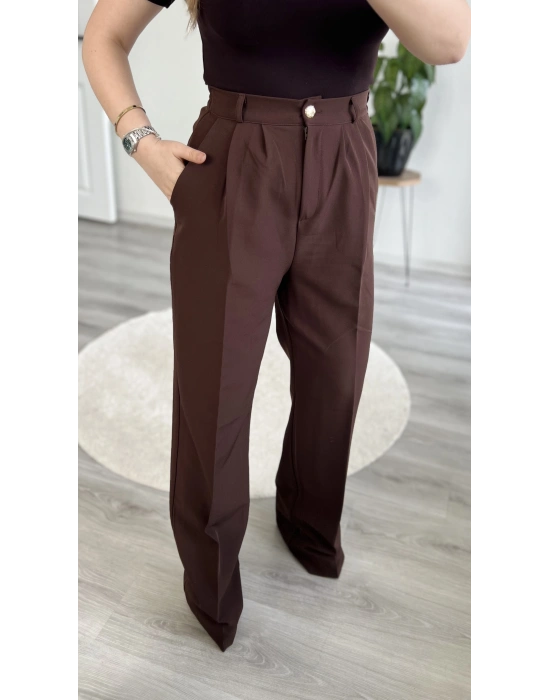 BELİ LASTİKLİ KUMAŞ PANTOLON