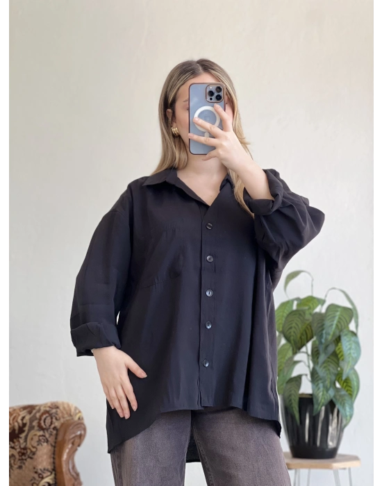 OVERSIZE MODAL GÖMLEK