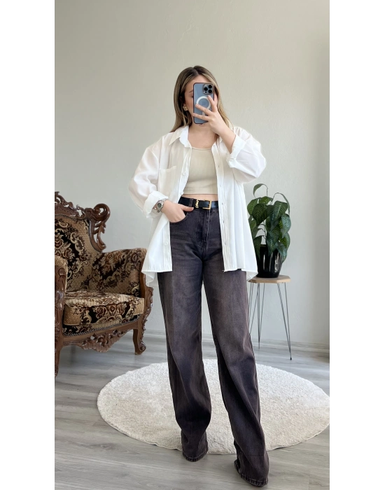 OVERSIZE MODAL GÖMLEK