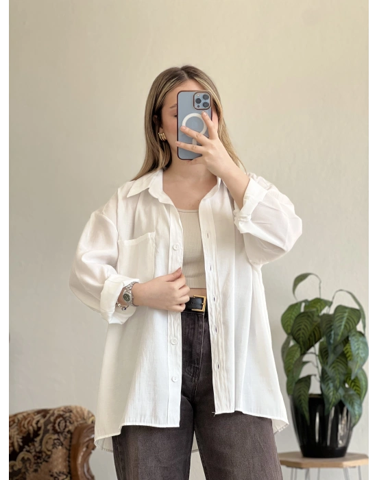 OVERSIZE MODAL GÖMLEK