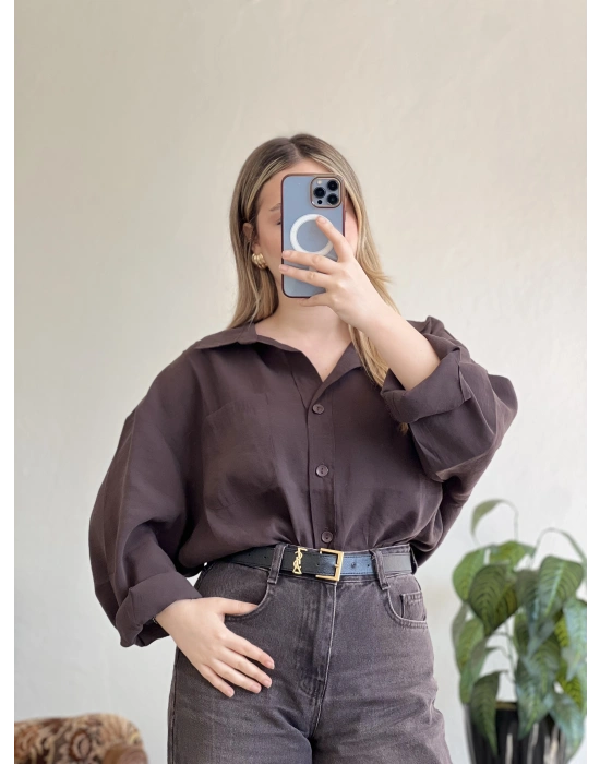 OVERSIZE MODAL GÖMLEK