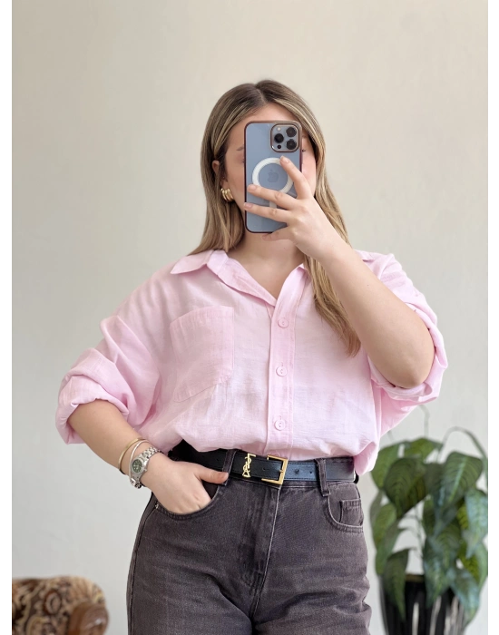 OVERSIZE MODAL GÖMLEK