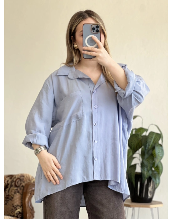 OVERSIZE MODAL GÖMLEK