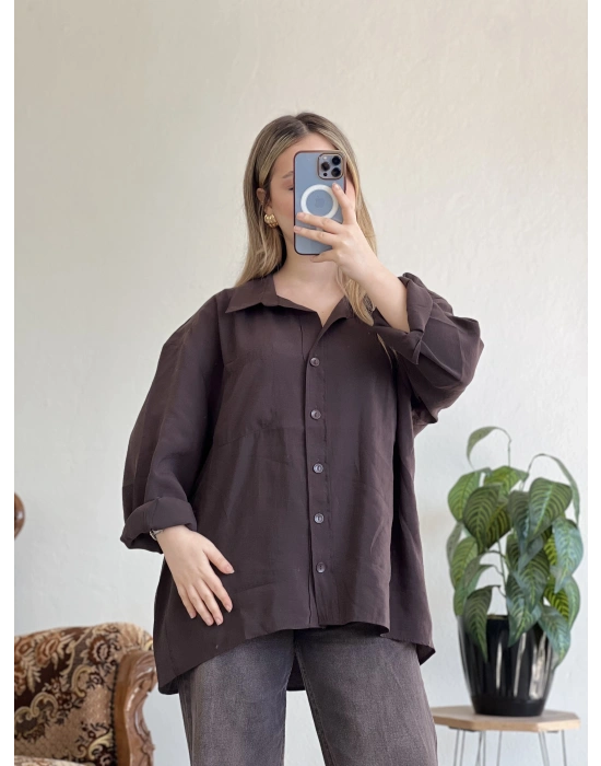 OVERSIZE MODAL GÖMLEK