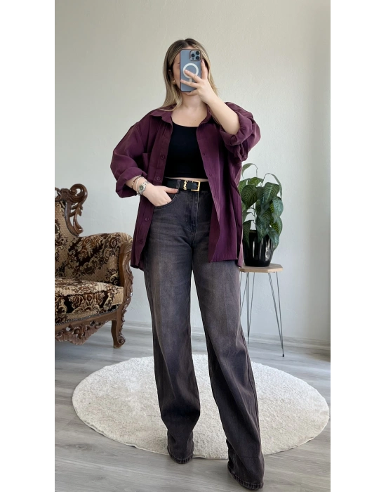 OVERSIZE MODAL GÖMLEK