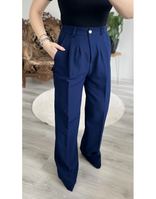 BELİ LASTİKLİ KUMAŞ PANTOLON