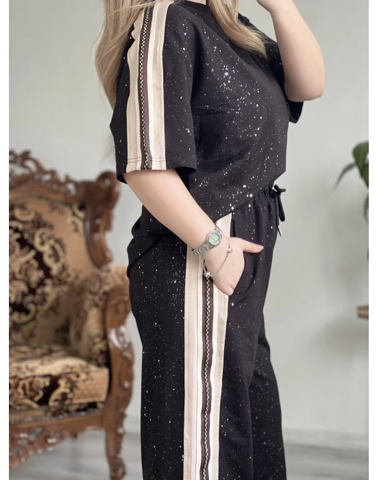 ŞERİT DETAYLI SİMLİ TAKIM