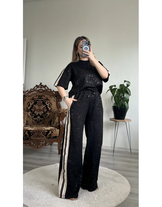 ŞERİT DETAYLI SİMLİ TAKIM