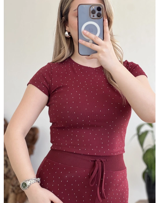 BRSHK TAŞLI CROP TAKIM