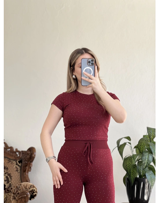 BRSHK TAŞLI CROP TAKIM