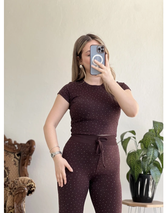 BRSHK TAŞLI CROP TAKIM