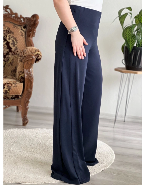 YAN PİLE ŞALVAR PANTOLON