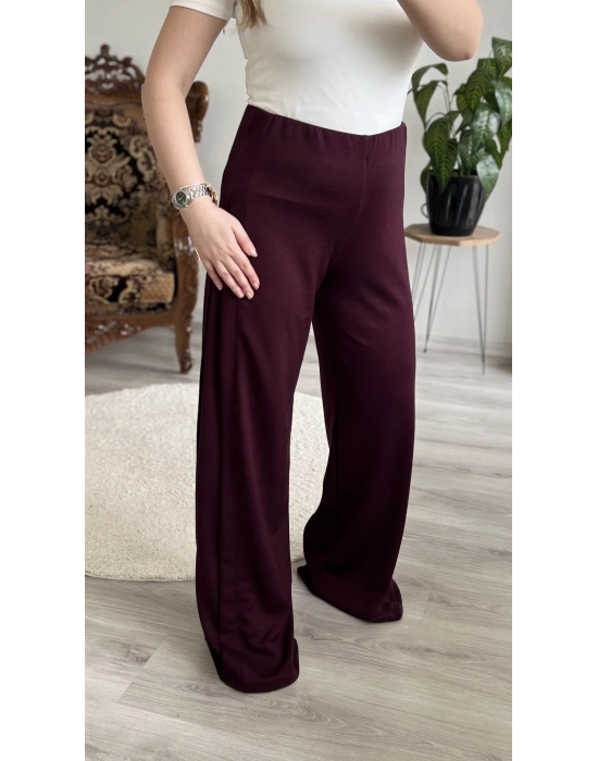 YAN PİLE ŞALVAR PANTOLON