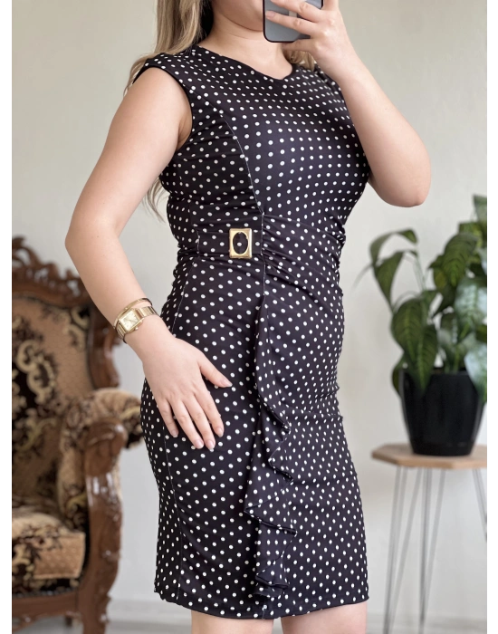 PUANTİYELİ BRONŞ ELBİSE