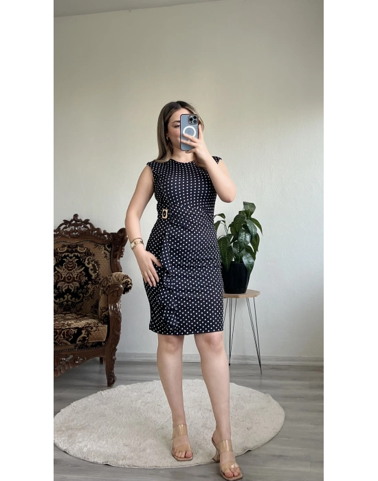 PUANTİYELİ BRONŞ ELBİSE