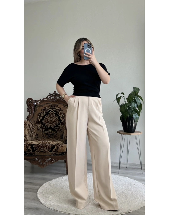 BELDEN OTURTMALI KAYIK YAKA BLUZ