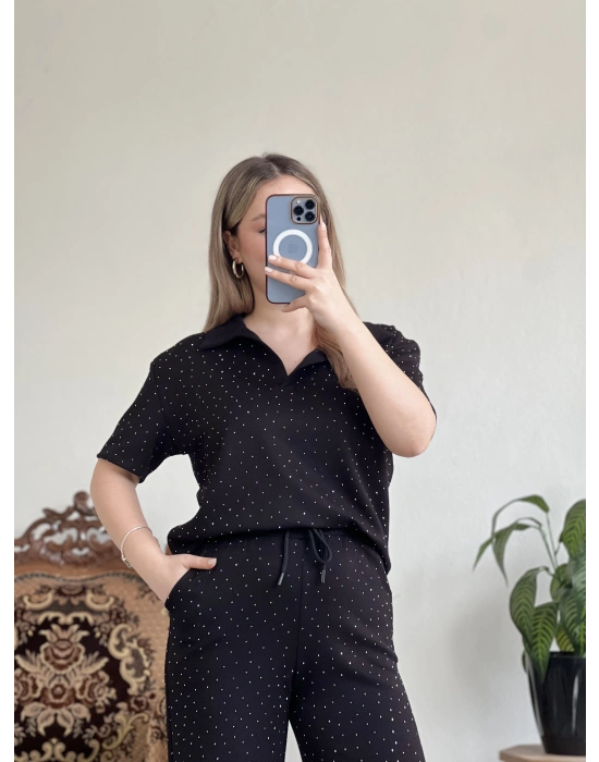 TAŞLI POLO YAKA TAKIM