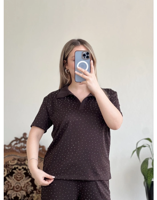 TAŞLI POLO YAKA TAKIM