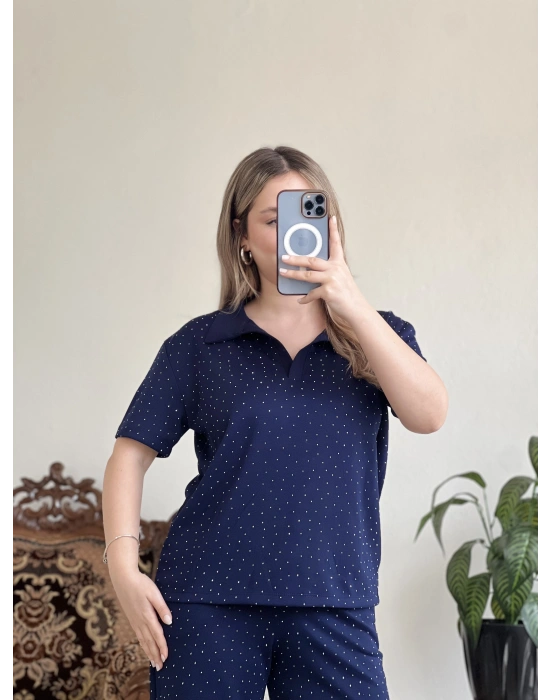 TAŞLI POLO YAKA TAKIM