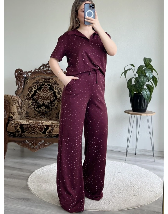 TAŞLI POLO YAKA TAKIM