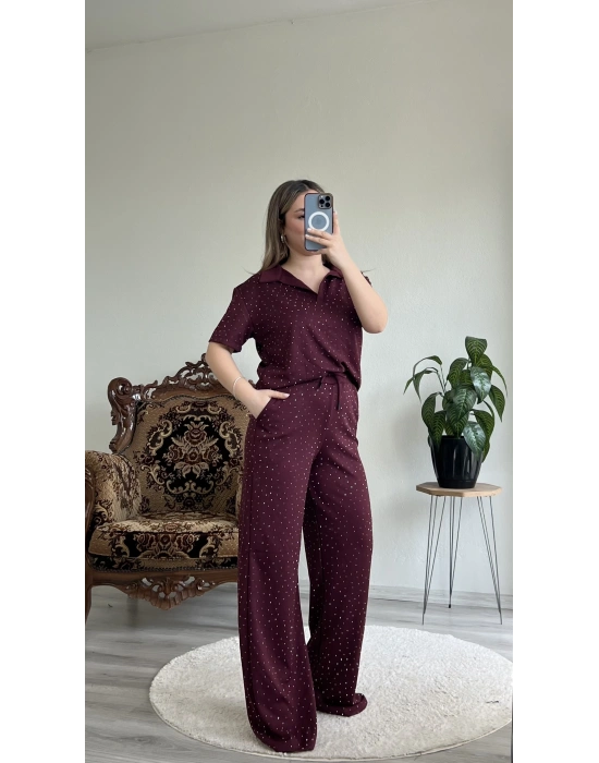 TAŞLI POLO YAKA TAKIM