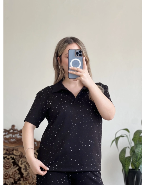 TAŞLI POLO YAKA TAKIM