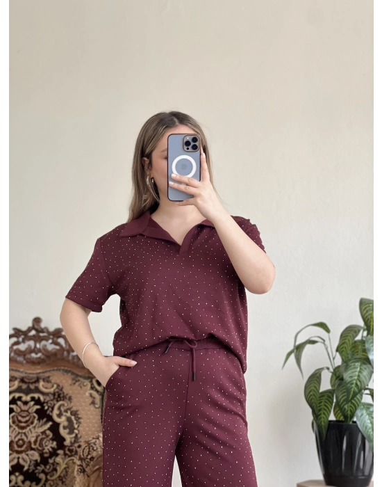 TAŞLI POLO YAKA TAKIM