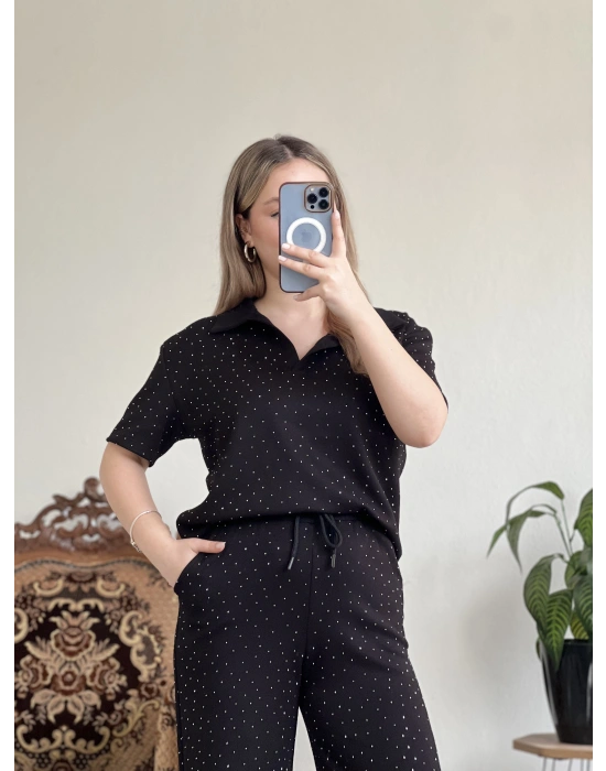 TAŞLI POLO YAKA TAKIM