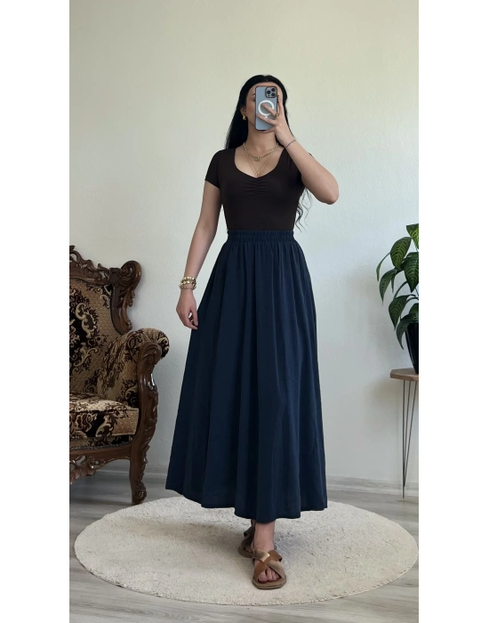 ÖN BÜZGÜLÜ V YAKA CROP