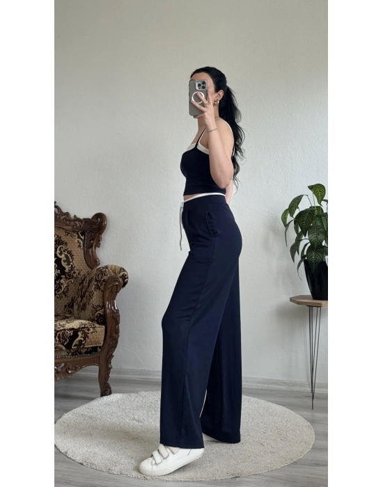 KEMER DETEYLI CROP TAKIM