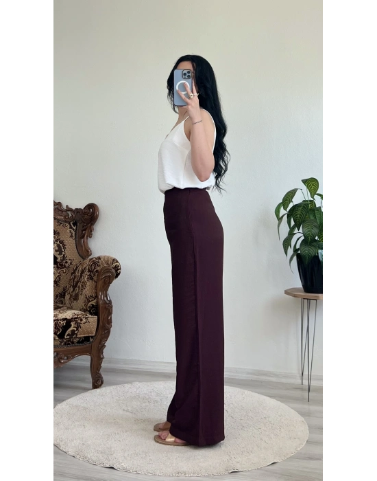 BAĞLAMALI KETEN PANTOLON