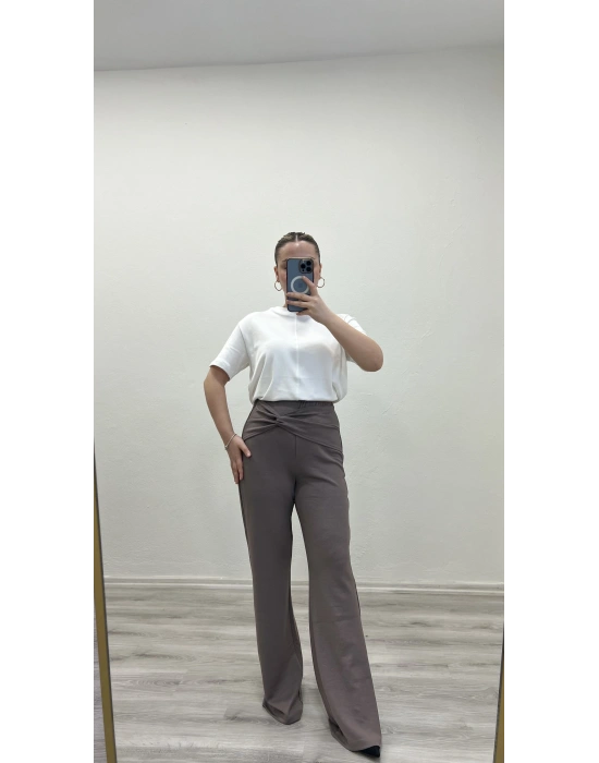 BEL DETAY MODAL PANTOLON