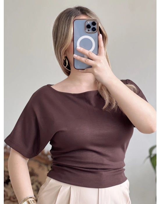 BELDEN OTURTMALI KAYIK YAKA BLUZ